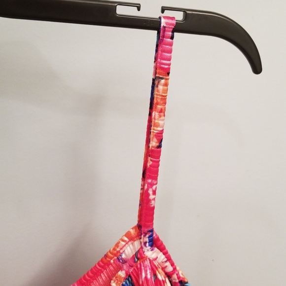 H.I.P. Cold-Shoulder Floral Print Sleeveless Top M - Picture 4 of 7